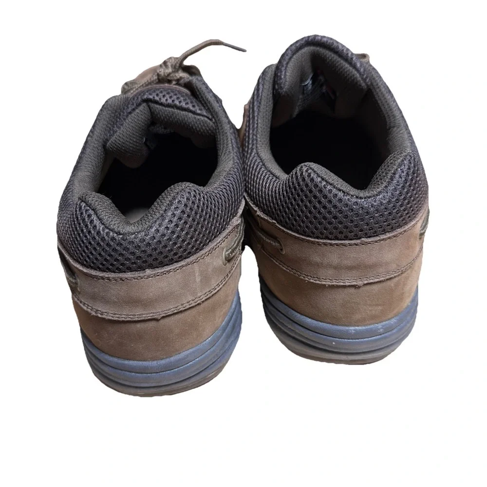 World Wide Sportsman Blue Water Oxford Leather Dark Brown Mens Sz 12 Boat Shoes